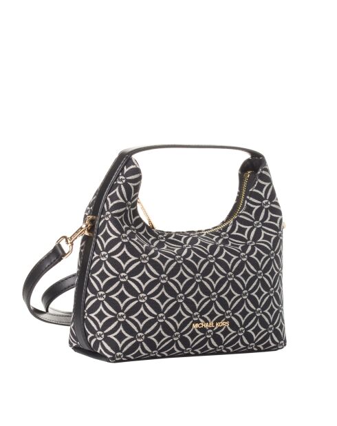 Schwarze Hobo-Tasche - 22x10x16 cm