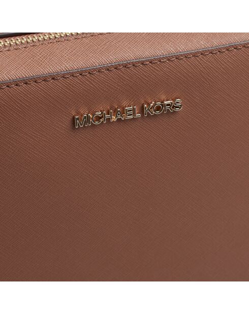 Bolso de hombro Jet Set de piel marrón - 24x16,2x5 cm