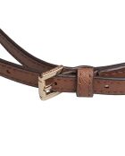 Bolso de hombro Jet Set de piel marrón - 24x16,2x5 cm