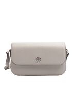 Borsa a tracolla Jet Set Travel in pelle grigio perla - 21x12,7x5,7 cm