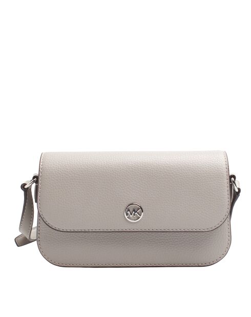 Borsa a tracolla Jet Set Travel in pelle grigio perla - 21x12,7x5,7 cm