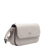 Borsa a tracolla Jet Set Travel in pelle grigio perla - 21x12,7x5,7 cm