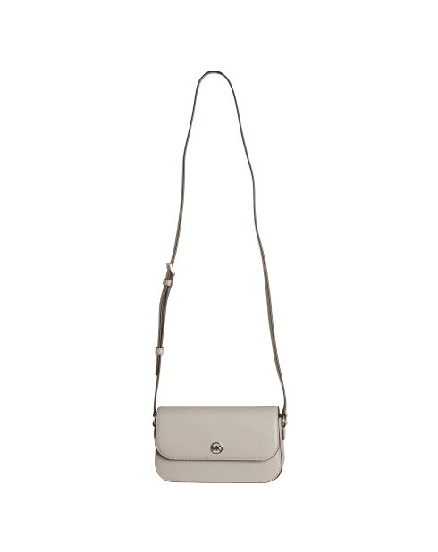 Borsa a tracolla Jet Set Travel in pelle grigio perla - 21x12,7x5,7 cm