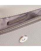 Borsa a tracolla Jet Set Travel in pelle grigio perla - 21x12,7x5,7 cm
