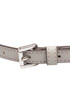 Borsa a tracolla Jet Set Travel in pelle grigio perla - 21x12,7x5,7 cm