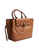 Hamilton braune Lederhandtasche - 39,4 x 24,1 x 15,2 cm