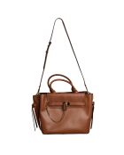 Hamilton braune Lederhandtasche - 39,4 x 24,1 x 15,2 cm