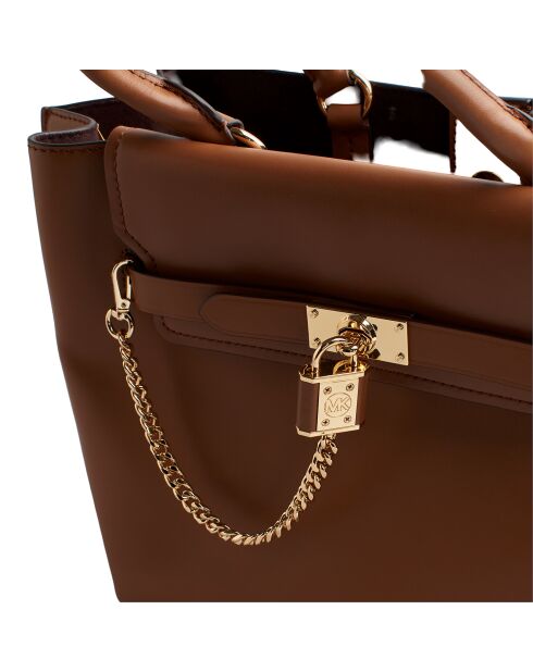 Borsa Hamilton in pelle marrone - 39,4x24,1x15,2 cm