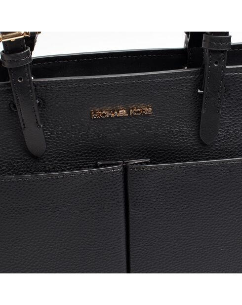 Jet Set zwarte middelgrote draagtas - 36,8x26x13 cm