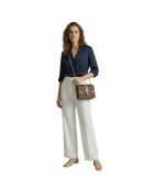 Borsa a tracolla Greenwich marrone e nera - 20,3x15,2x7,6 cm