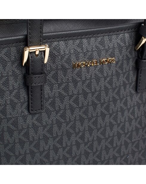 Jet Set Travel schwarze Handtasche - 27x19x10 cm
