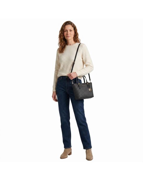 Bolso Jet Set Travel negro - 27x19x10 cm