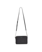 Bandolera grande negra y plateada Jet Set - 24,1x16,5x5,1 cm
