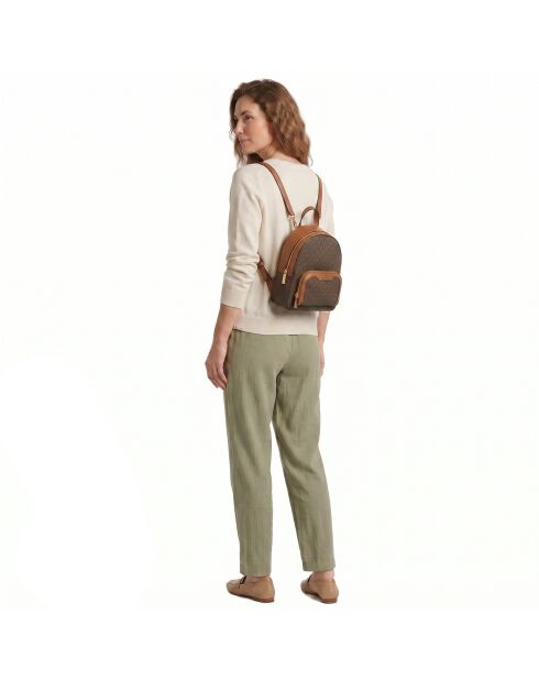 Sac à dos moyen Jaycee brun - 22.2x30.5x10.8 cm