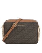 Borsa a tracolla marrone - 17x24x5,5 cm