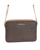 Borsa a tracolla marrone - 17x24x5,5 cm
