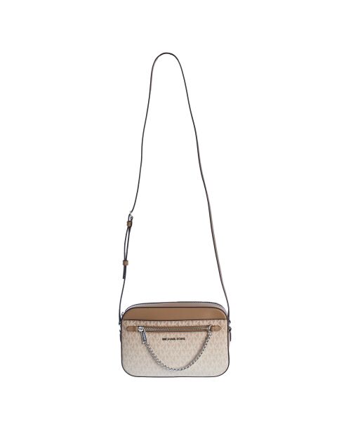Jet Set Item Schultertasche beige und braun - 23,5x16x5,5 cm