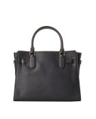 Bolso de piel negro - 34x14x26 cm