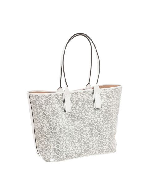Sac cabas logo blanc cassé - 45x30x16 cm