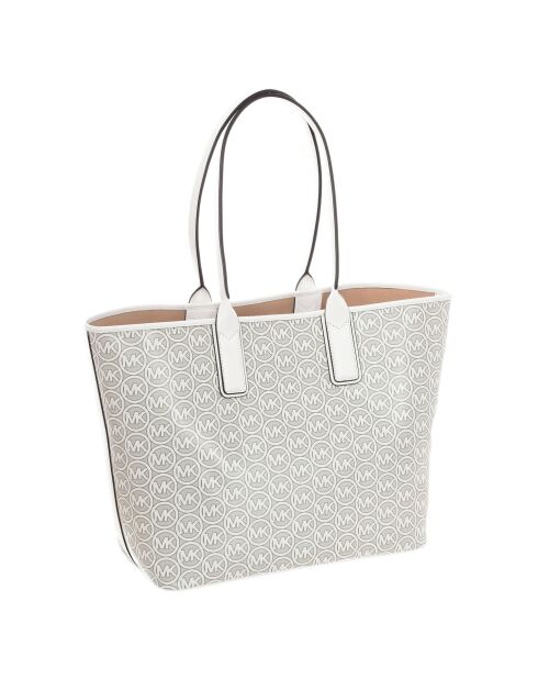 Sac cabas logo blanc cassé - 45x30x16 cm