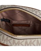 Sac bandoulière moyen Jet Set beige - 14x19.1x5.1 cm