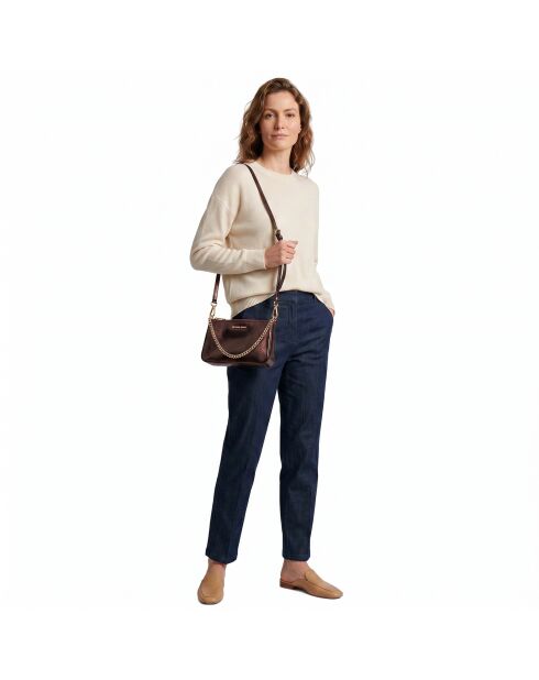 Set borsa e portacarte bordeaux
