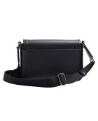 Bandolera mediana Bradshaw de piel negra - 23,5x16,4x5,7 cm