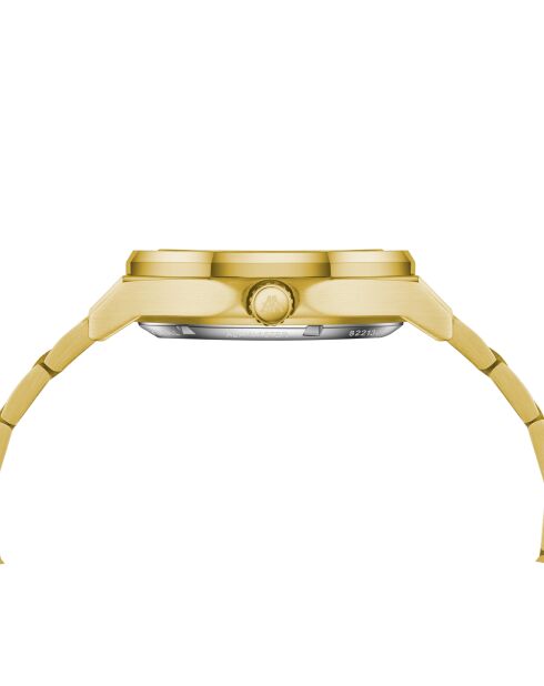 Montre automatique en acier inoxydable Fortress Queen dorée