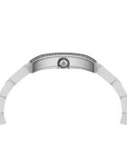 Venere zilver/wit automatisch horloge van roestvrij staal