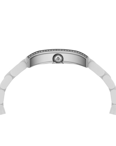 Venere zilver/wit automatisch horloge van roestvrij staal