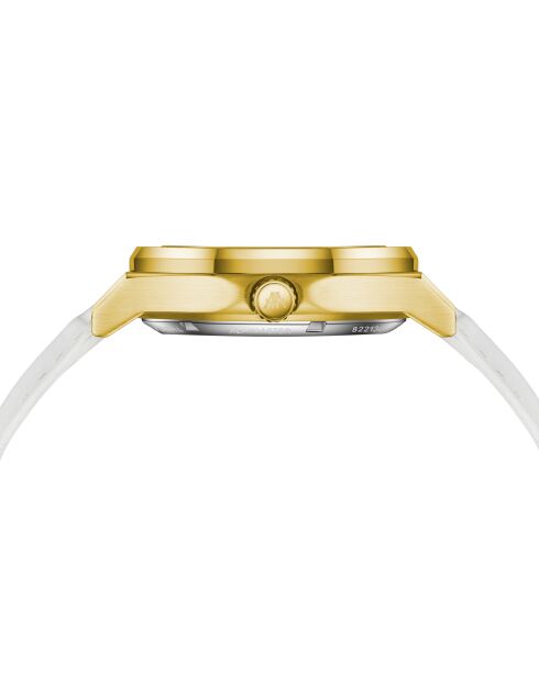 Fortress Queen goud/wit automatisch leren horloge