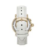 Goud/wit prinsessenleren automatisch horloge