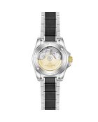 Orologio automatico Silver Ice Moon in acciaio inossidabile