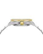 Orologio automatico Silver Ice Moon in acciaio inossidabile