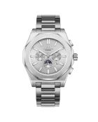 Reloj automático de acero inoxidable Silver Fortress