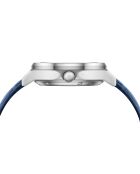 Fortress queen zilver/blauw automatisch leren horloge
