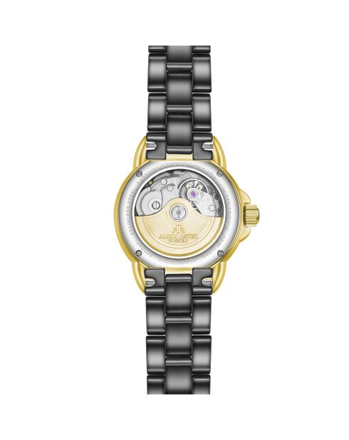 Sublime Automatikuhr aus goldenem und schwarzem Edelstahl