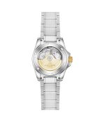 Silver Ice Moon automatisch horloge van roestvrij staal