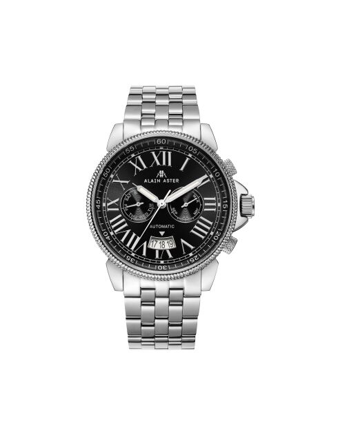 Montre automatique en acier inoxydable Legacy argentée