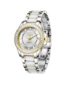 Orologio automatico Silver Ice Moon in acciaio inossidabile