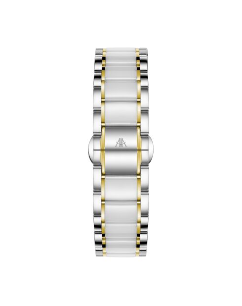 Orologio automatico Silver Ice Moon in acciaio inossidabile