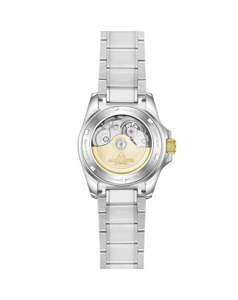 Orologio automatico Silver Ice Moon in acciaio inossidabile