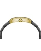 Venere goud/zwart roestvrijstalen automatisch horloge