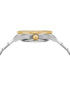 Orologio automatico Silver Ice Moon in acciaio inossidabile