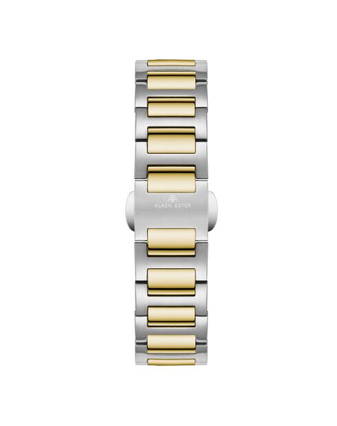 Fortress Queen Automatikuhr aus Edelstahl in Silber/Gold