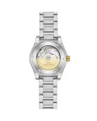 Fortress Queen zilver/goud automatisch horloge van roestvrij staal
