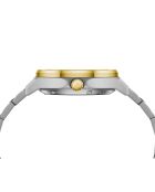 Fortress Queen zilver/goud automatisch horloge van roestvrij staal