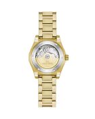 Montre automatique en acier inoxydable Fortress Queen dorée