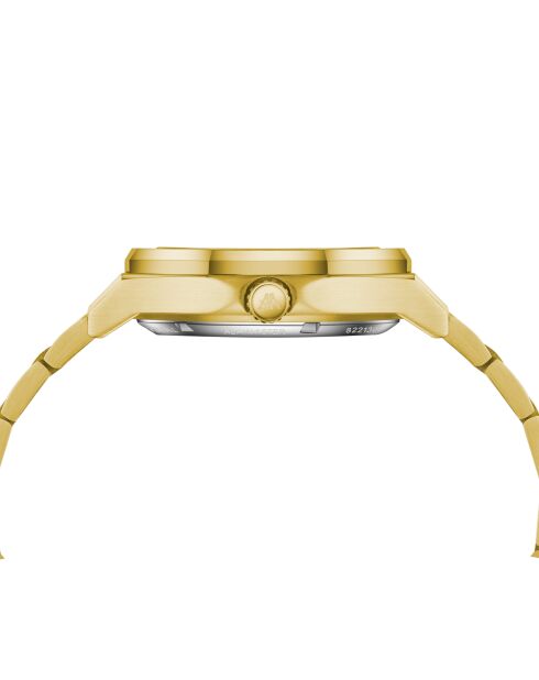 Montre automatique en acier inoxydable Fortress Queen dorée