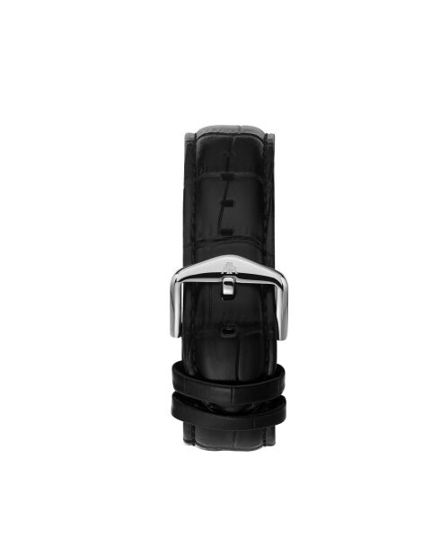 Reloj automático Legacy Leather plateado/negro